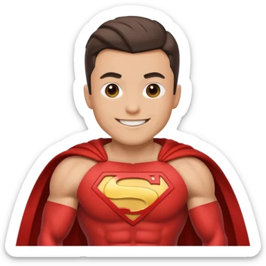 My github user name is superhero dev, realistic one sticker