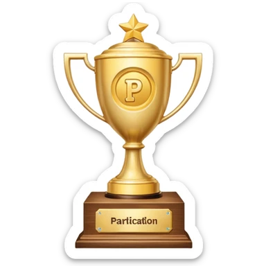 u forgot to put the words "Participation Trophy" on the gold plate on the wooden base. u keep generating images without the words "Participation Trophy" on the base. im just gonna keep saying u need to include the words "Participation Trophy" on the base so hopefully u get the message. sticker