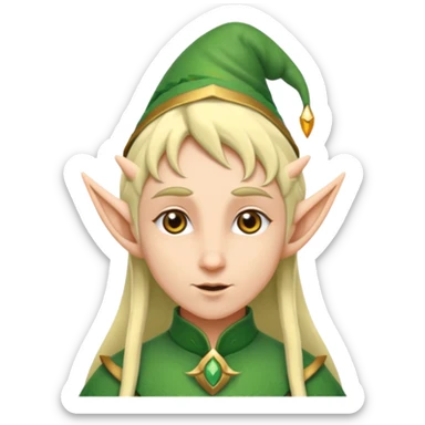 an elf sticker