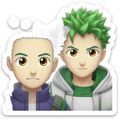 Killua and gon hxh sticker