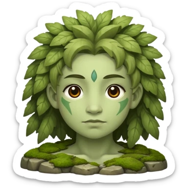 Earth spirit – Stone skin, moss hair





























 sticker