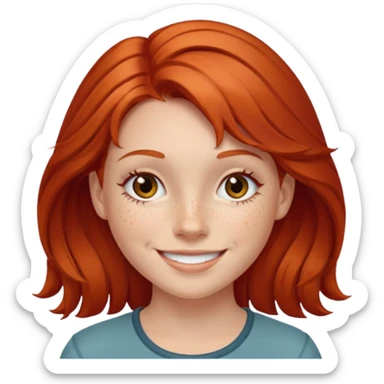 Garota ruiva sticker