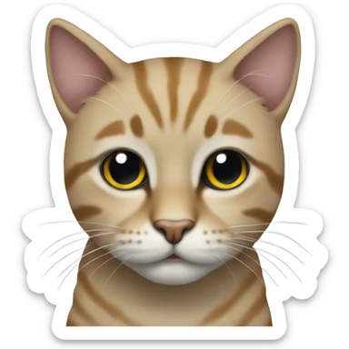 Gatito negro sticker