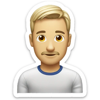 The man who drinks redbull sticker