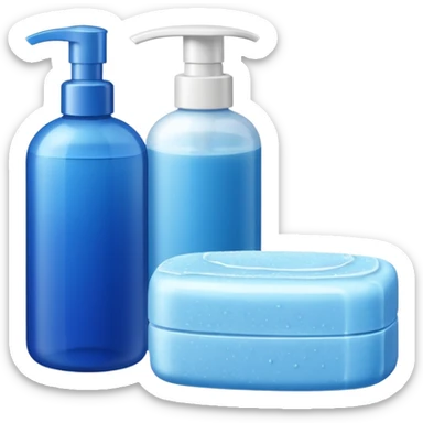 Soap and shampoo sticker