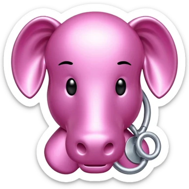 Pink raplh lauren beat sticker