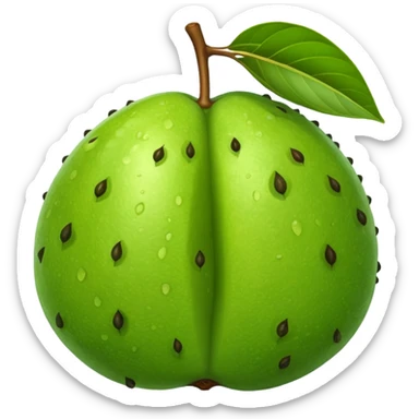 Guava fruit sticker