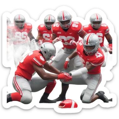 Ohio State football  sticker