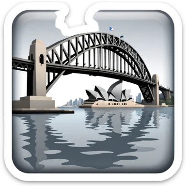 Sydney harbour bridge sticker