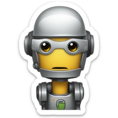 robot pintor sticker