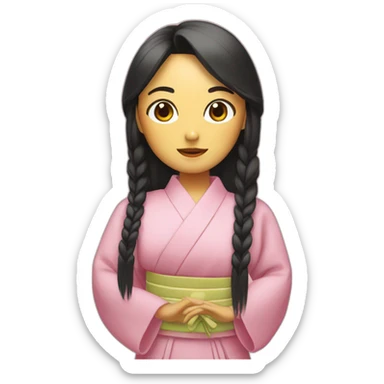 Chica japonesa sticker