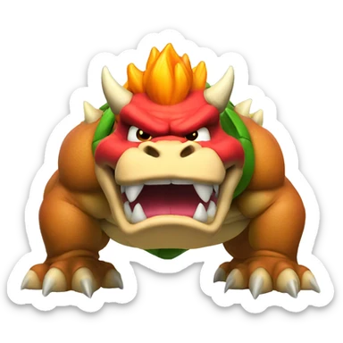 Bowser sticker