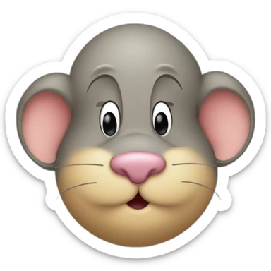 tutter the mouse sticker