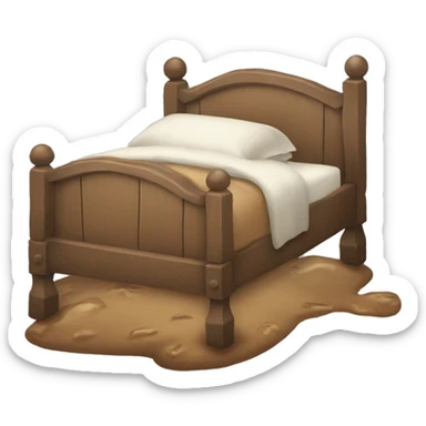 bed rotting sticker
