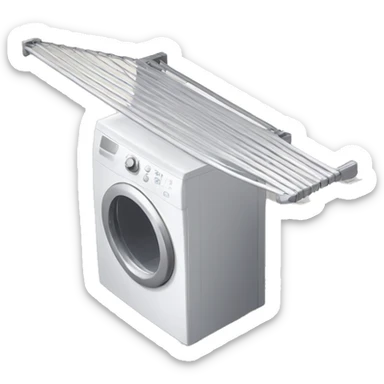 Folding Wing Clothes Dryer sticker