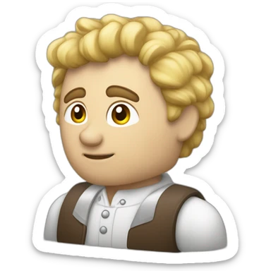 Mann von hinten mit ausgebreiteten Armen sticker