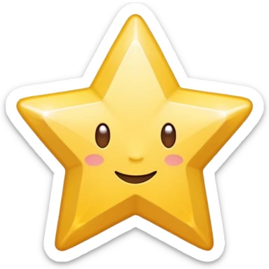 Emoji de um quadrado branco com o símbolo de uma estrela central igual deste emoji ✨ sticker