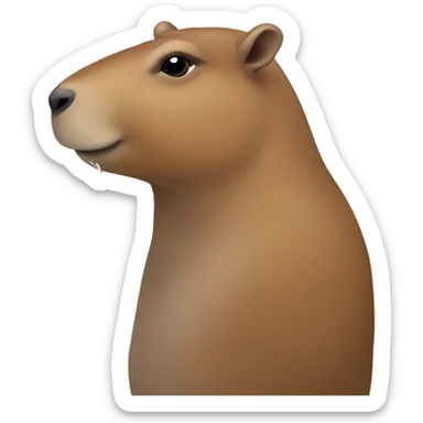 capybara doing GIS sticker