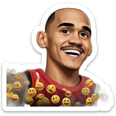 trae young fait sa célébration sticker