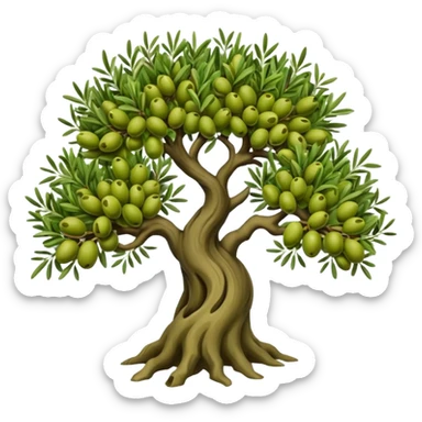 Olive trees sticker