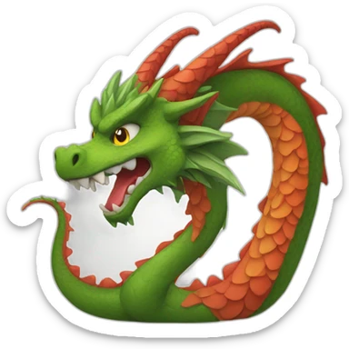 Hungarian dragon sticker