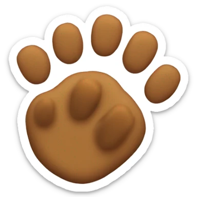 lions paw sticker