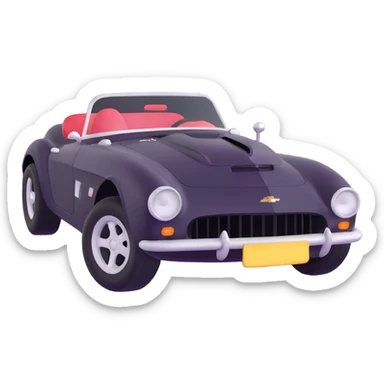 Chevrolet sports car sticker