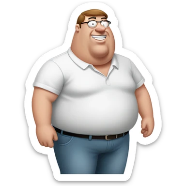 peter griffin family guy sticker