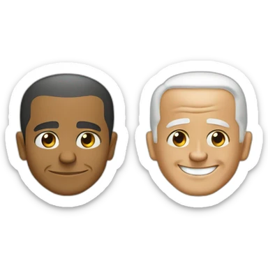 Barack Obama and Joe Biden sticker