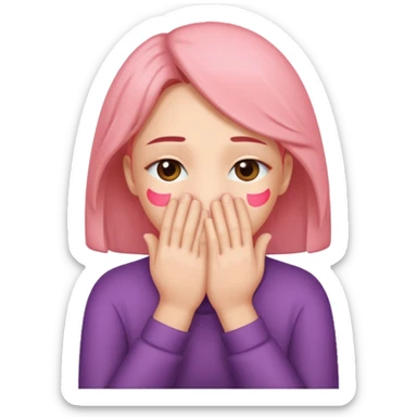 Quiero que sea 🫣 así y que esconda la letra M sticker