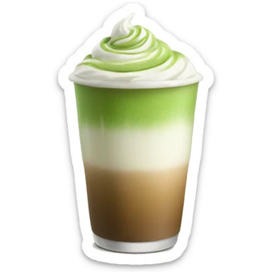 Matcha latte  sticker
