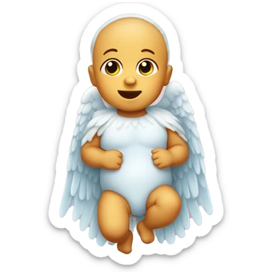 Baby als Engel verkleidet  sticker