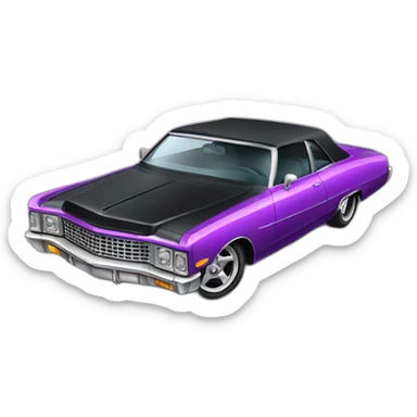Lowrider car sticker