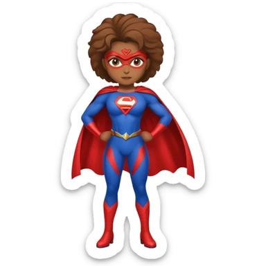 Haitian superwoman sticker