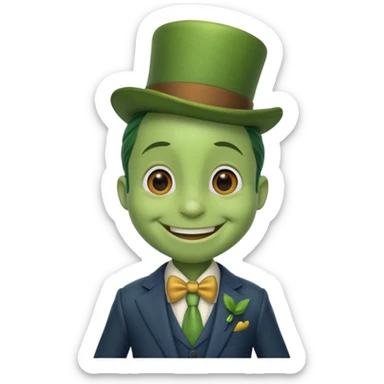 Jiminy cricket sticker