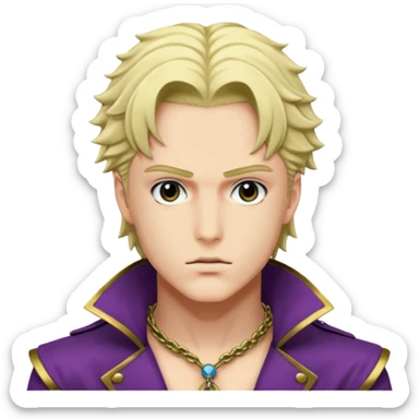 Diego Brando from jojos bizarre adventure sticker