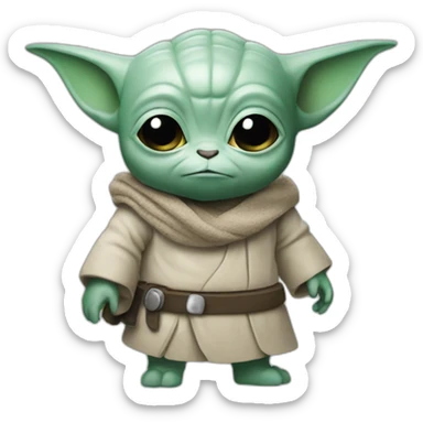 Grogu star wars sticker