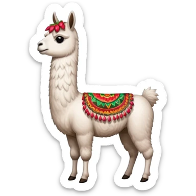 llama with toronto maple lea sticker