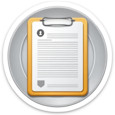 Icône de résumé/document sticker