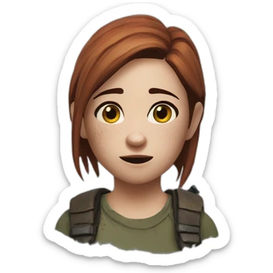 Ellie The Last of Us sticker