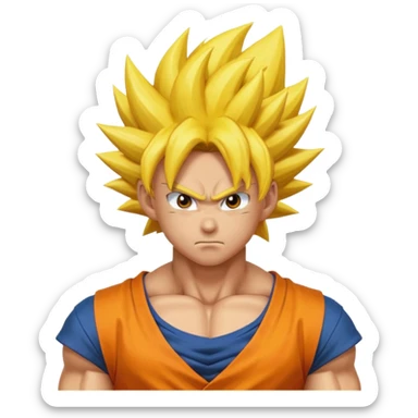 Goku super saiyan  sticker