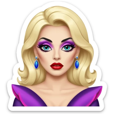 very sexy  drag queen baddie sticker