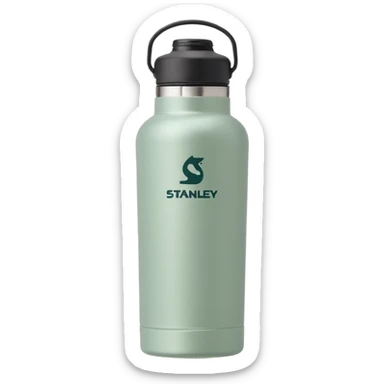 Pastel green Stanley water bottle sticker