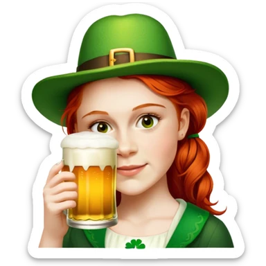 Having a Beer sticker