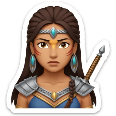 Emotionally deep, loyal to death, but needs control and can be moody. Trust is everything. loyal warrior woman amazon
more dinamic emoji  sticker