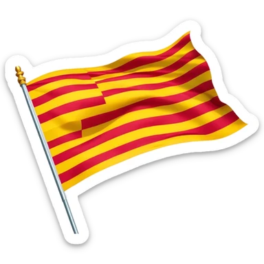Flag of Catalonia sticker