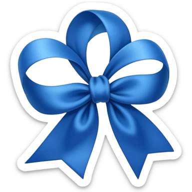 Lazo azul sticker