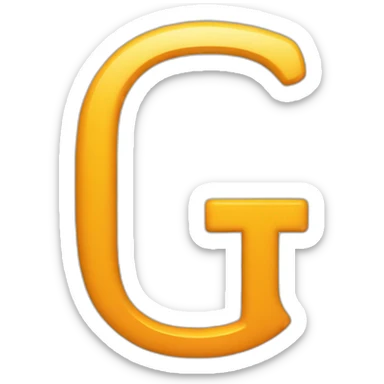 Logo with letter GT  sticker