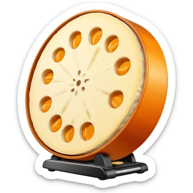 Four à raclette aoc valais demi-meule de fromage sticker