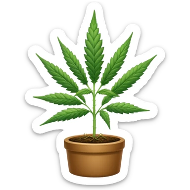 Weed sticker